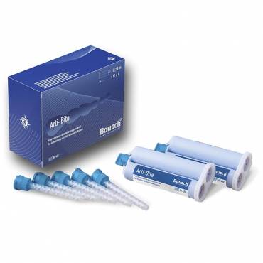 Arti-Bite Registro Mordida Cartuchos 50 ml + Puntas Bausch
